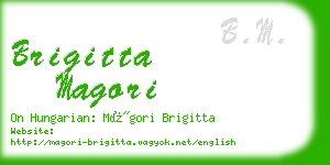 brigitta magori business card